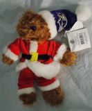 NFL Baltimore Ravens Logo Embroidered on 9" Plush Bear by FOCO