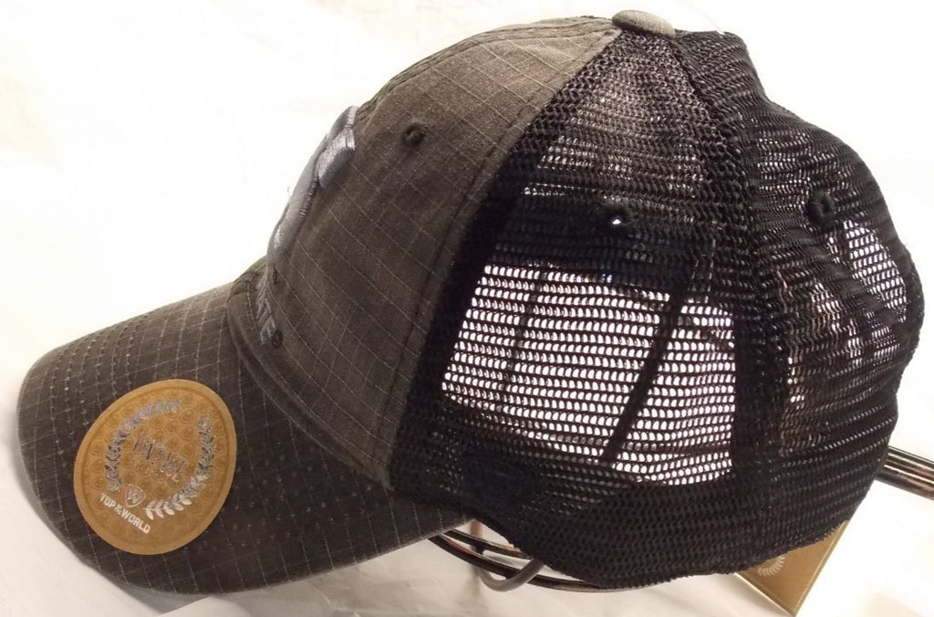 Penn State Lions S logo Mesh Trucker Hat Snap Back Closure Collegiate Headwear