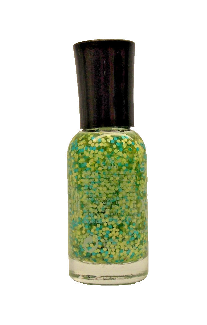 730 Samba White Green Blue Dots Xtreme Wear Nail Polish 0.40 fl oz