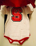 NCAA North Carolina State NCS set of 3 Bodysuit Size 12M by OUTER Stuff