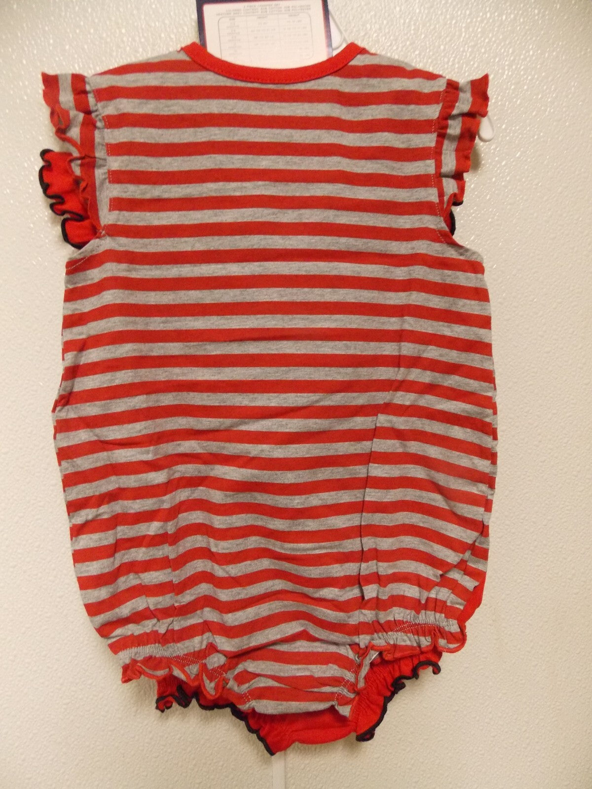 MLB Cincinnati Reds 2 pack Red and Red Gray Striped Bodysuit Set 24M by Majestic