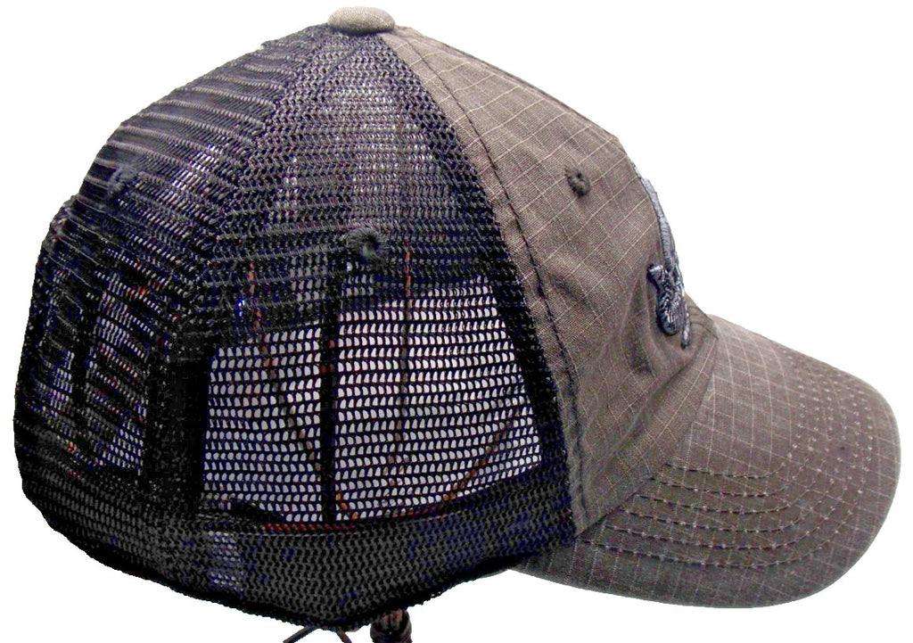 Florida Gators  1980-1994 Secondary Logo on Black Mesh Trucker Hat Snap Back