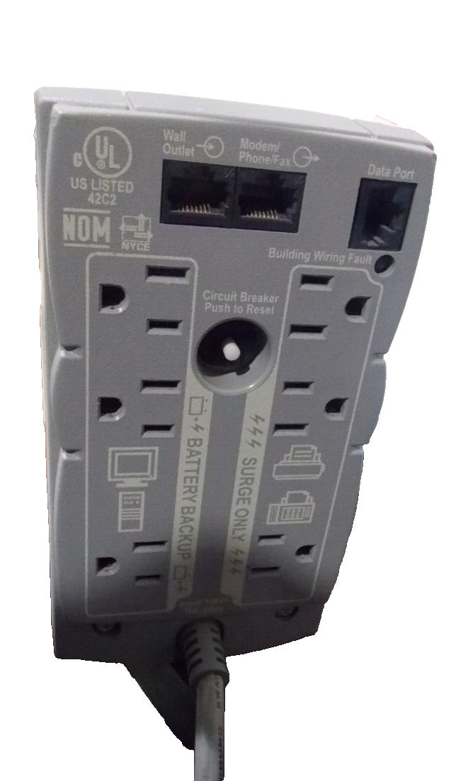 APC Back-UPS CS-500 Uninterruptible Power Supply Black 300W 500VA with Battery