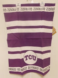 NCAA TCU Horned Frogs Kitchen Tea Towel 17.5" wide by 24.5" long Glory Haus