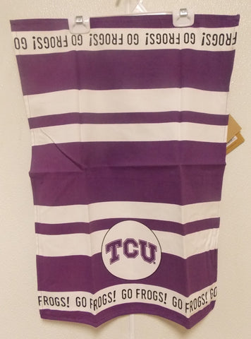 NCAA TCU Horned Frogs Kitchen Tea Towel 17.5" wide by 24.5" long Glory Haus