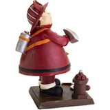 Hot Stuff Firefighter Bobble Head Doll Handprinted by Guyz RUSS