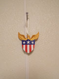 Christmas Tree Ornament American Pride Shield Under Eagle Hallmark