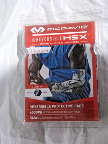 Reversible HEX Shooter Arm Sleeve/Single Design Graffiti/White Size Small