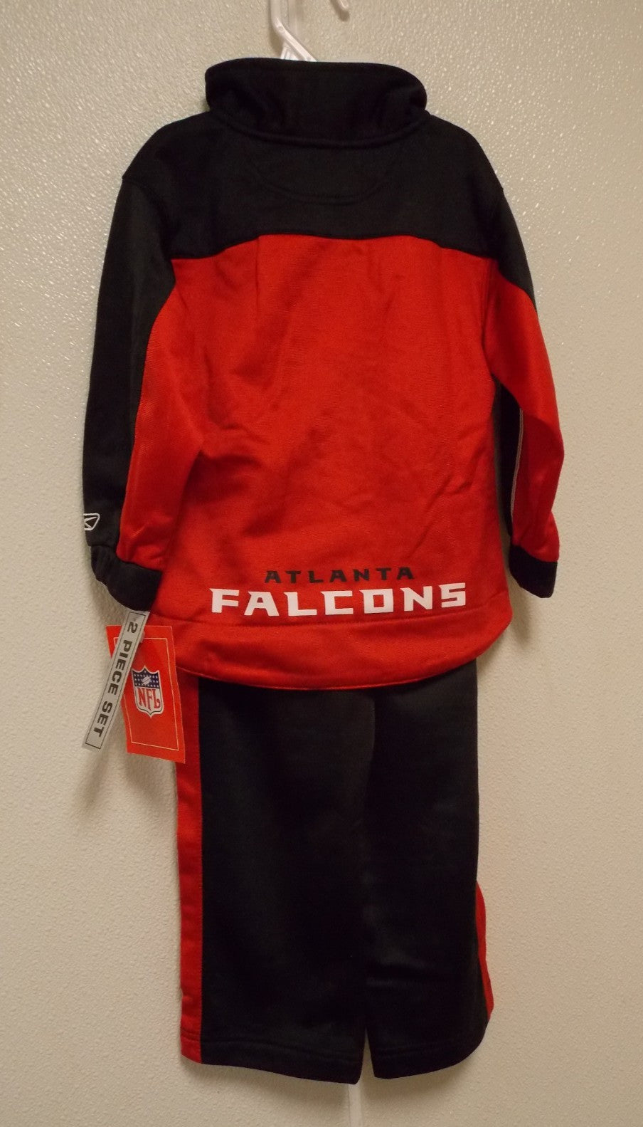 NFL Atlanta Falcons Red Hooded Sweat Suit Size 2T by NFL Reebok
