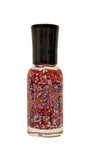720 Beach Ball White Pink Blue Dots Xtreme Wear Nail Polish 0.40 fl oz