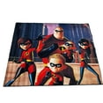 Disney Pixar The Incredibles Kids Area Room Rug Play Mat 52 in x 69 in