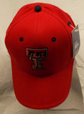 NCAA Texas Tech Red Raiders Red Hat Hook and Loop Closure by Signature