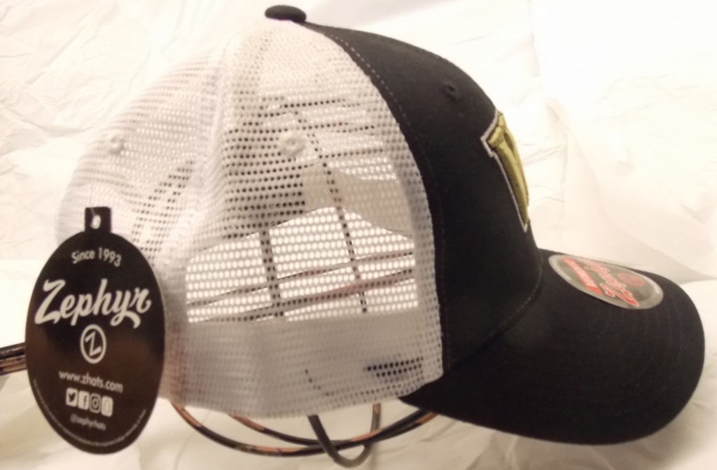 Wake Forest Freedom Fighter Headwear Black Hat Snap Back Closure by Zephyr