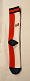 MLB Boston Red Sox Socks 2 Color with a Zipper in the Center Men's L 6-12 by pkwy