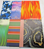 Lot of 100 RAMDOM Designs No Words 2-Pocket Paper Folder 8.5″X11″ by TopFlight