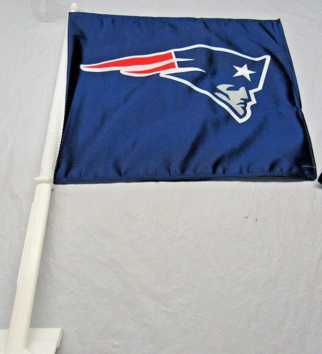 NFL Atlanta Falcons Logo over Name on Black Window Car Flag by Fremont Die
