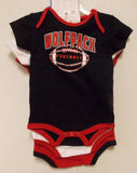 NCAA North Carolina State NCS set of 3 Bodysuit Size 18M by OUTERStuff