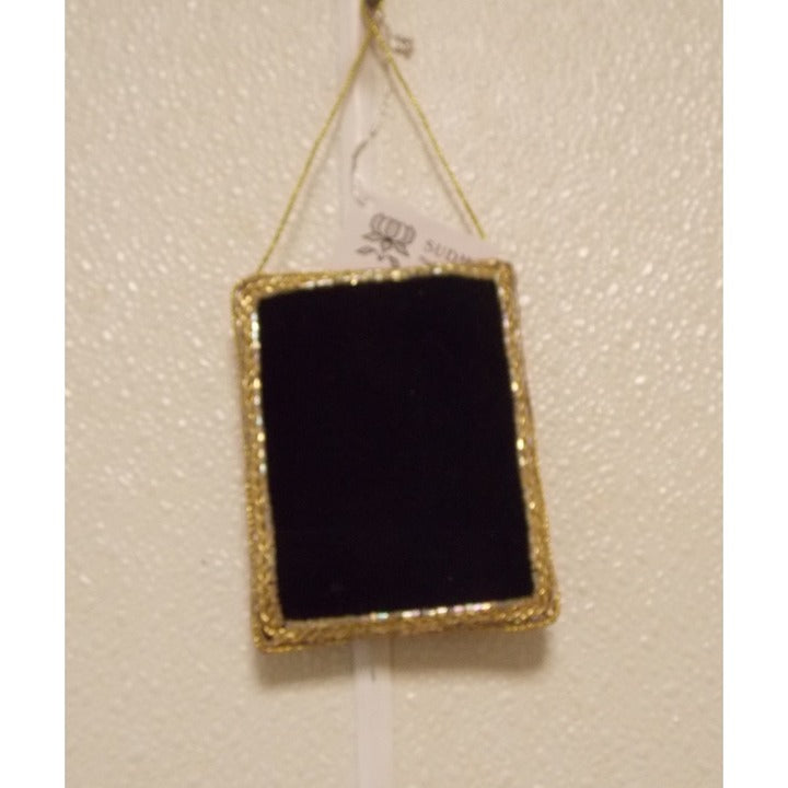 Beaded Christmas Ornament of Broadway Sign 3.5"x4" by Sudha Pennathur