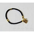 Woman Warriors Stella Valle "SUCCEED" Bracelet Lori Greiner 8.5" Black Gold Tone