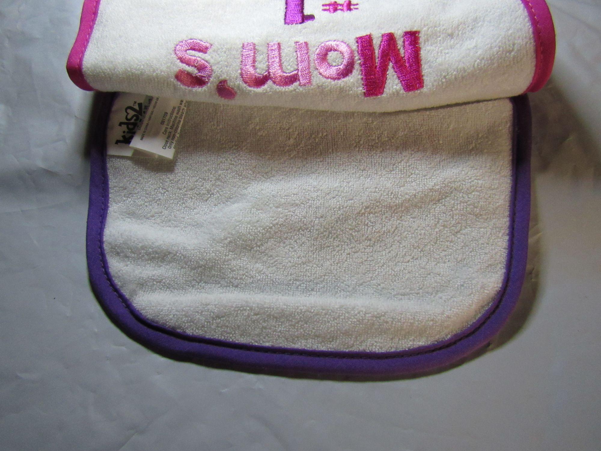 Baby Bibs Mommy’s Girl and Mom’s #1 by Kids 2 Grow