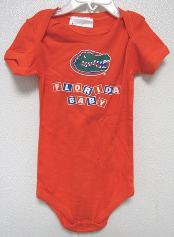 NCAA Florida Gators Baby Orange Lap Shoulder 1 Pc 12M Two Feet Ahead