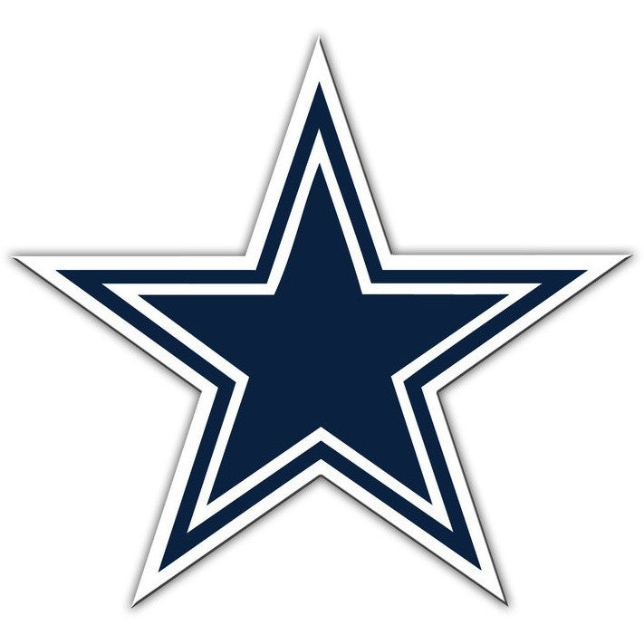 Dallas Cowboys Logo Inside or Outdoor 3"x3" Magnet