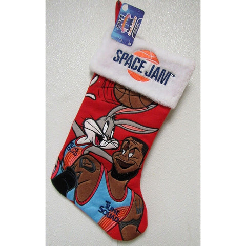 Space Jam "Tune Squad" Bugs Bunny LaBron James 16.75" Christmas Stocking by Ruz