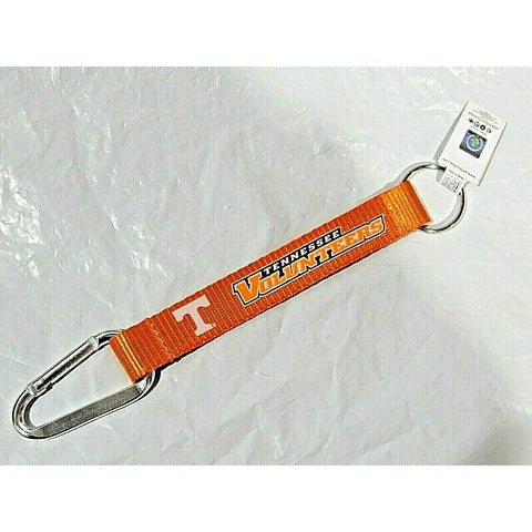 NCAA Tennessee Volunteers Wristlet Carabiner w/Key Ring 8.5" long by Aminco