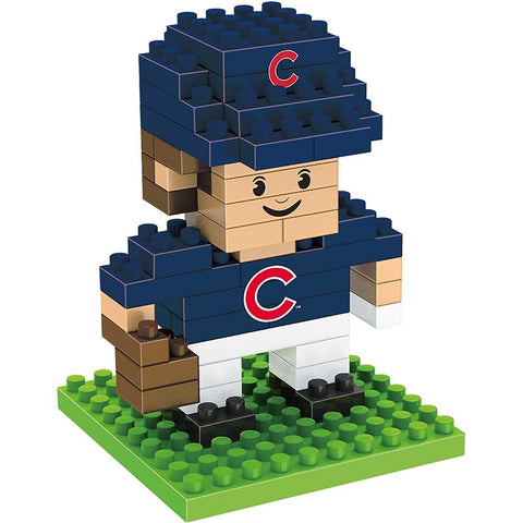 MLB Chicago Cubs Team Player Shaped BRXLZ 3-D Puzzle