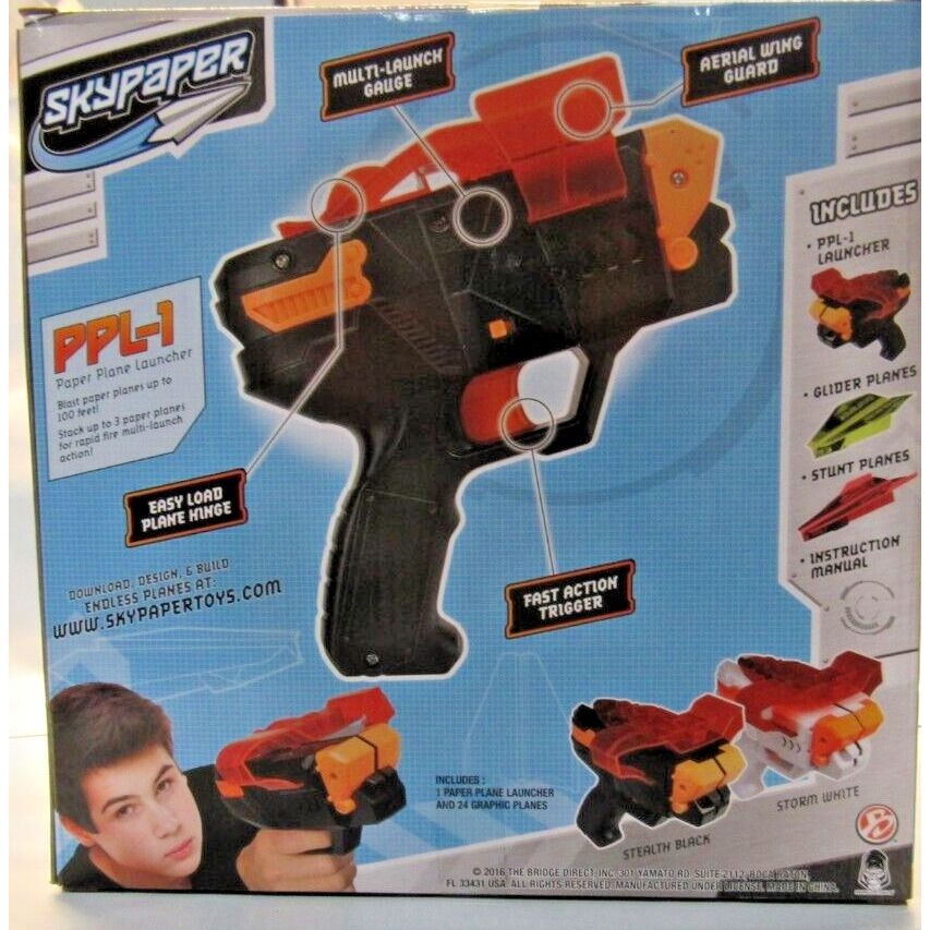 SkyPaper Paper Plane Launcher Model PPL-1 by The Bridge Direct