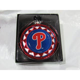 MLB Philadelphia Phillies Glass Ornament 4" Diameter by America Team Sports