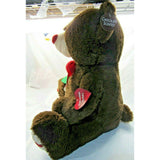 Teddy Bear 32″ Tall Dark Brown Valentines Day Holding Love Heart Chocolate Scented