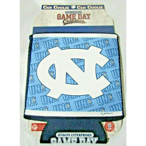 UNC North Carolina Tar Heels Logo on Blue Can Coolie by Game Day Outfitters