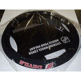 NHL New Jersey Devils Poly-Suede on Mesh Steering Wheel Cover by Fremont Die