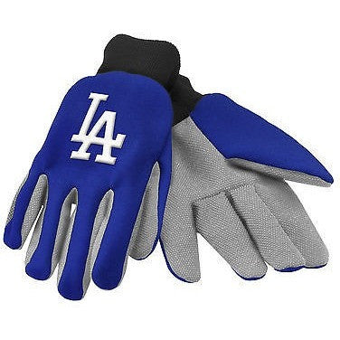 MLB Los Angeles Dodgers Color Palm 2-Tone Utility Work Gloves by FOCO