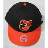 MLB Baltimore Orioles Youth Cap Flat Brim Raised Replica Cotton Twill Hat