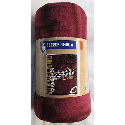 NBA Cleveland Cavaliers 50" by 60" Rolled Fleece Blanket Hard Knocks Design