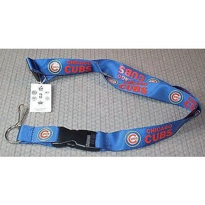 MLB Chicago Cubs Blue Lanyard Detachable Buckle 23" L 3/4" W by Aminco
