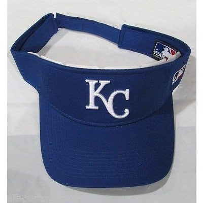 MLB Kansas City Royals Visor Cotton Twill Replica Adjustable Strap Adult