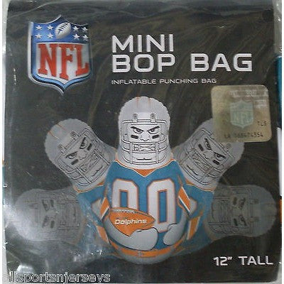 NFL Miami Dolphins 12 Inch Mini Bop Bag by Fremont Die