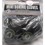 MLB Oakland Athletics 4 Inch Rear View Mirror Mini Boxing Gloves
