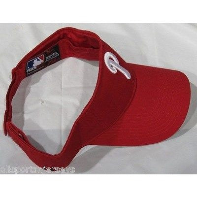 MLB Philadelphia Phillies Visor Cotton Twill Replica Adjustable Strap Adult