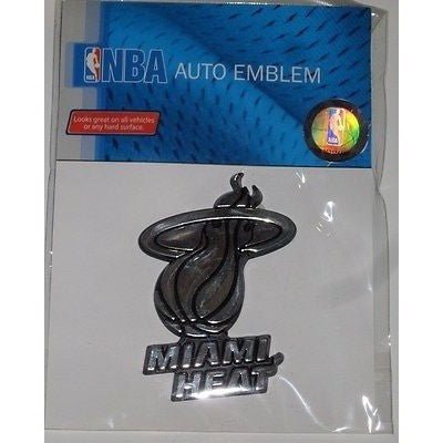 NIP NBA 3 D AUTO CHROME EMBLEM - MIAMI HEAT
