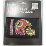 NFL Washington Redskins Tri-fold Nylon Wallet with Printed Helmet