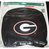 NCAA Georgia Bulldogs Headrest Cover Embroidered Logo Set of 2 by Team ProMark