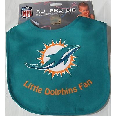 NFL Miami Dolphins Teal LITTLE FAN All Pro INFANT BIB by WinCraft