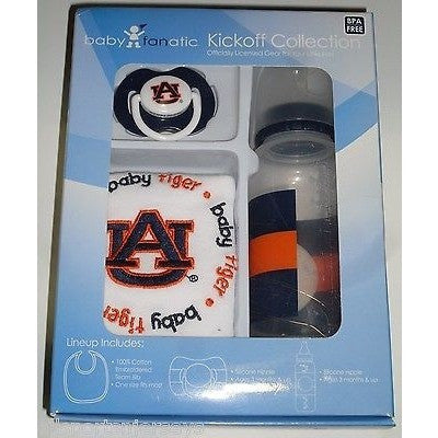 NCAA Auburn Tigers Gift Set Bottle Bib Pacifier by baby fanatic