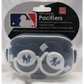 MLB New York Yankees Pacifier set of 2 Striped w/Case by baby fanatic