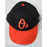MLB Baltimore Orioles O's Logo  Adult Cap Flat Brim Raised Replica Cotton Twill Hat Alt