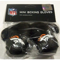 NFL Denver Broncos 4 Inch Rear View Mirror Mini Boxing Gloves